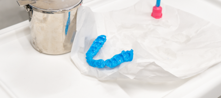 マウスピース用の型取り