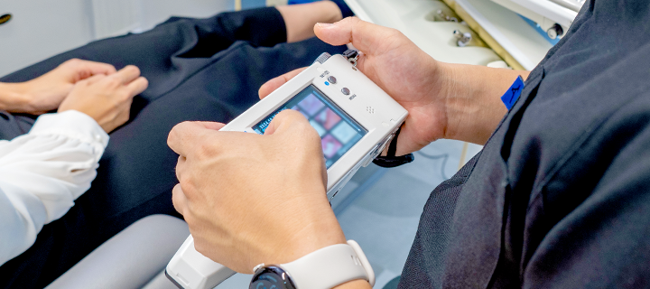 口内の写真撮影