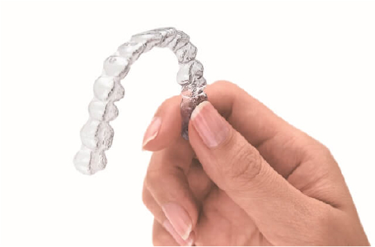 マウスピース型だからご自身で取り外せる