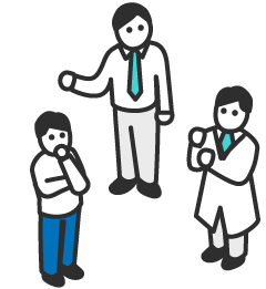 巡回健診スタッフのイラスト