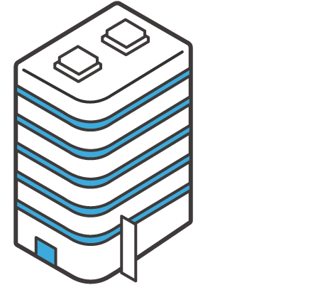 企業ビルイメージイラスト