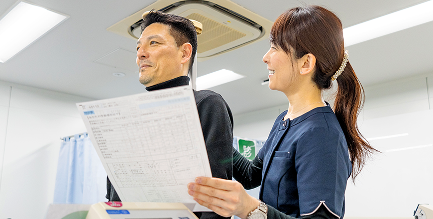 企業健診の様子