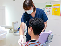 「外来診療」歯科助手の1日の流れのイメージ画像