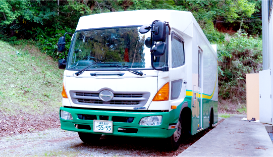 巡回健診 心電図のスペース写真