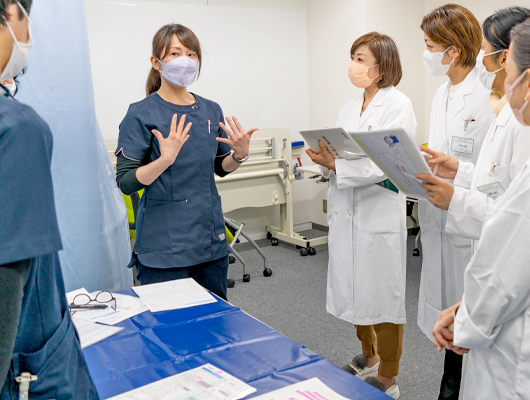 巡回健診スタッフインタビュー写真