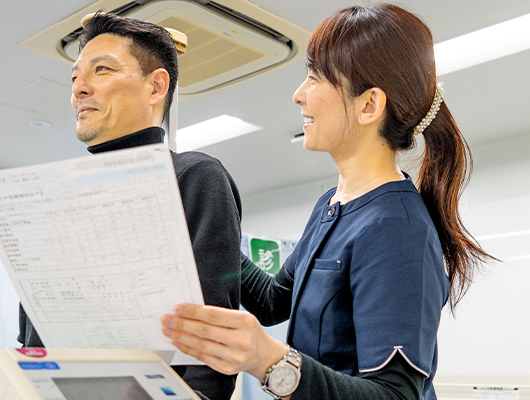 巡回健診スタッフインタビュー写真