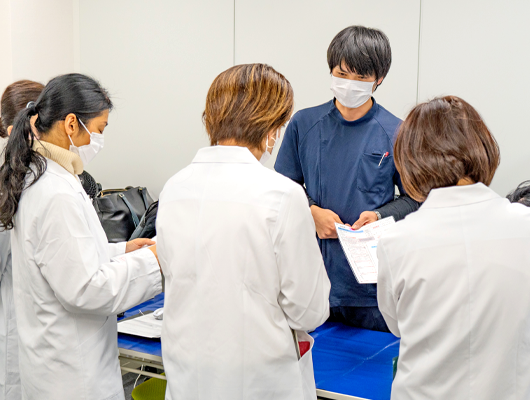 巡回健診スタッフインタビュー写真