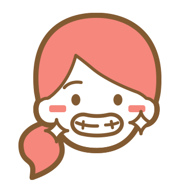 笑顔の女性アイコンイラスト